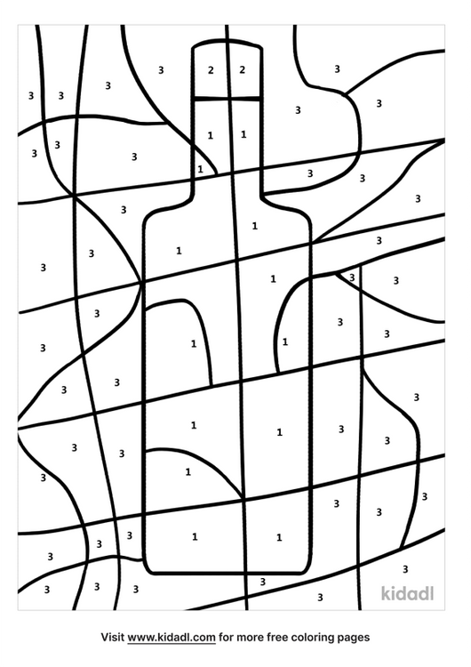 Hidden Pictures Coloring Pages Free Color By Number Coloring Pages Kidadl