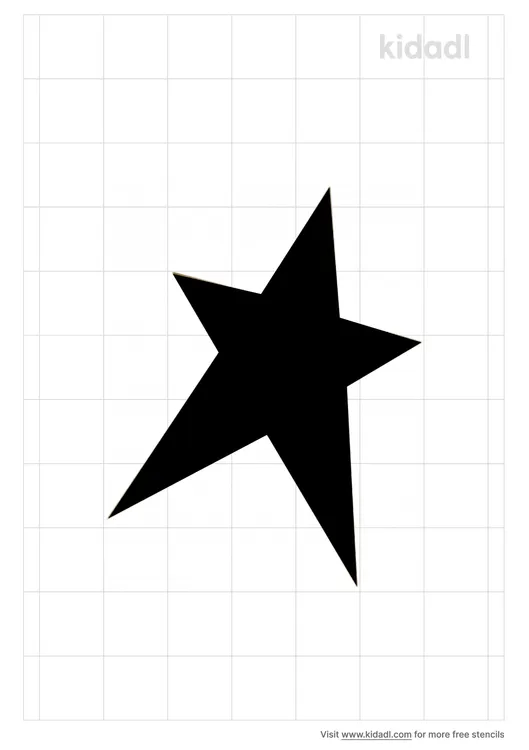 Asymmetrical Star Stencils