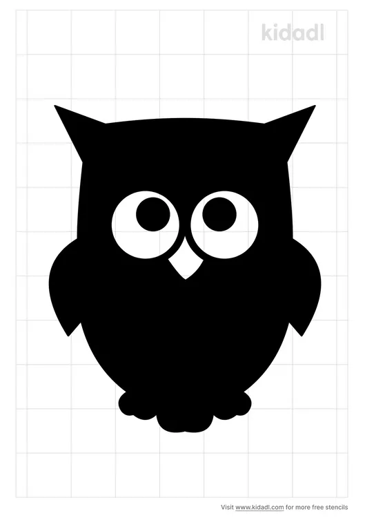 Baby Owl Stencils