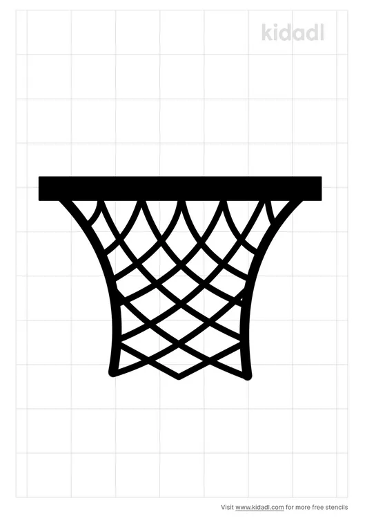 Basketball Hoop Stencils