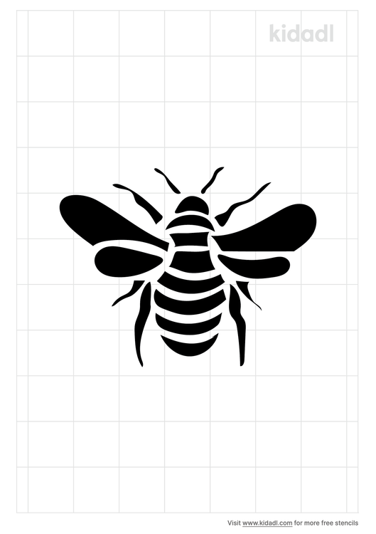 Bee Stencils Free Printable Bugs Stencils Kidadl And Bugs Stencils Free Printable Stencils Kidadl