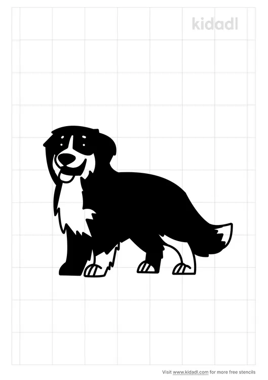 Bernese Mountain Dog Stencils