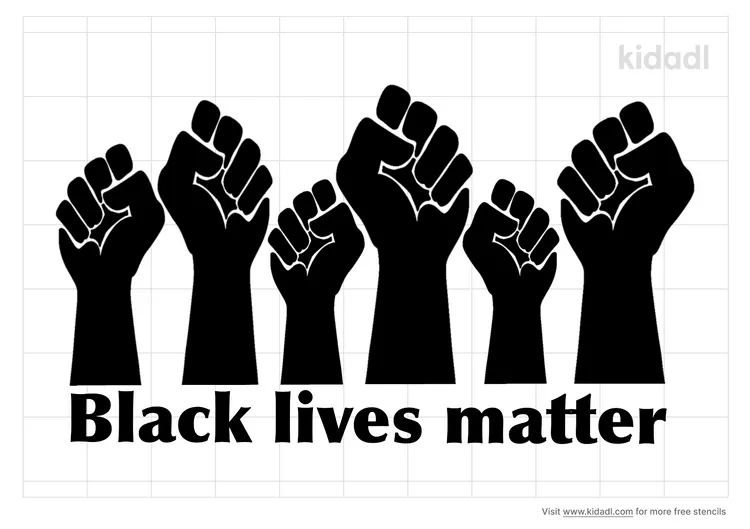 Black Lives Matter Stencils