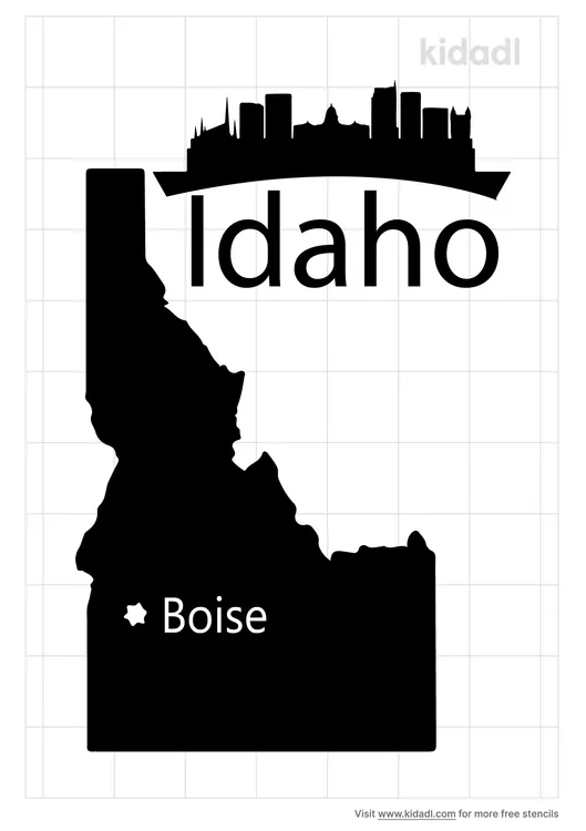 Boise Idaho Stencils