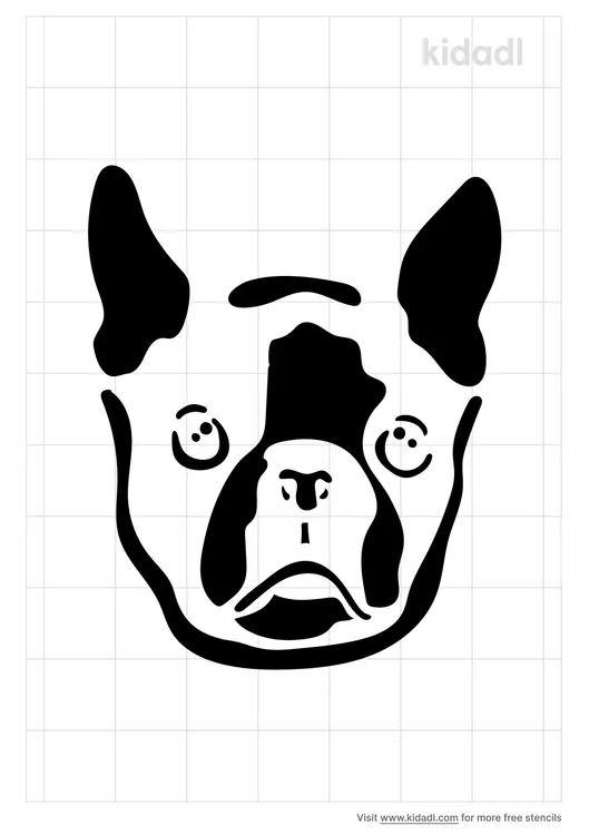 Boston Terrier Stencils
