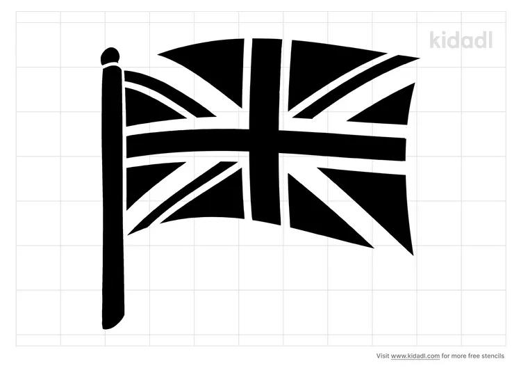 British Flag Stencils