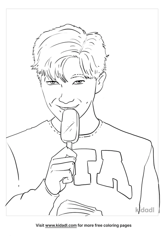 BTS Coloring Pages  Free People Coloring Pages  Kidadl