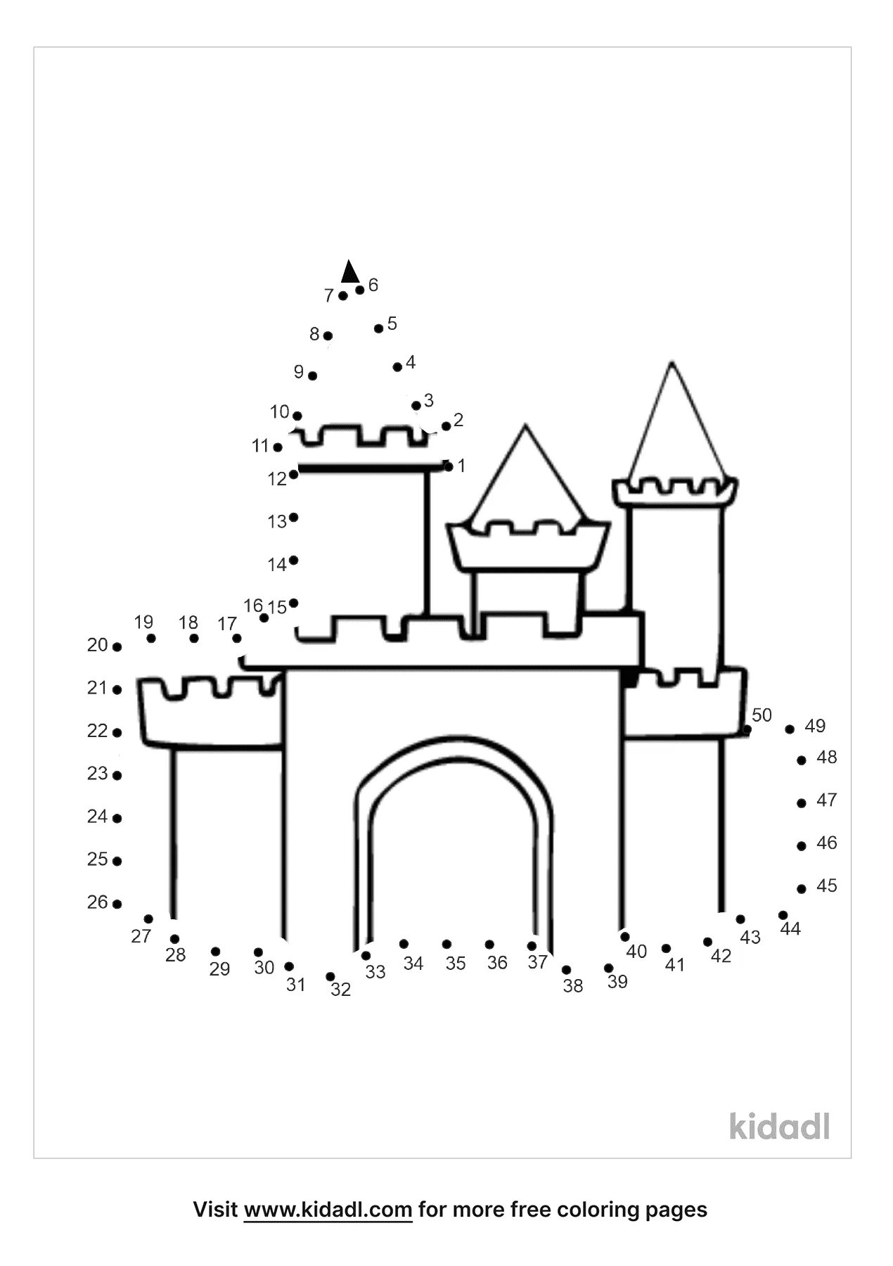 Free Princess Dot To Dot Printables Letters Numbers Kidadl