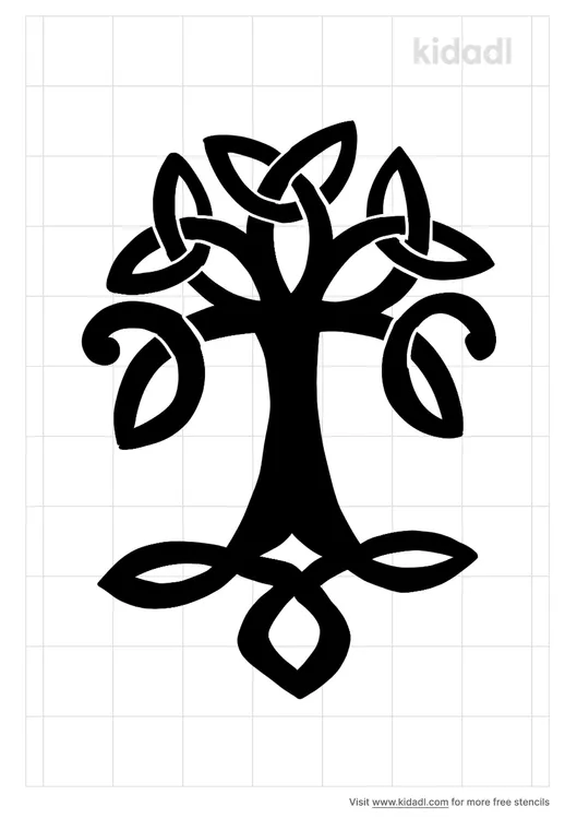 Celtic Tree Of Life Stencils