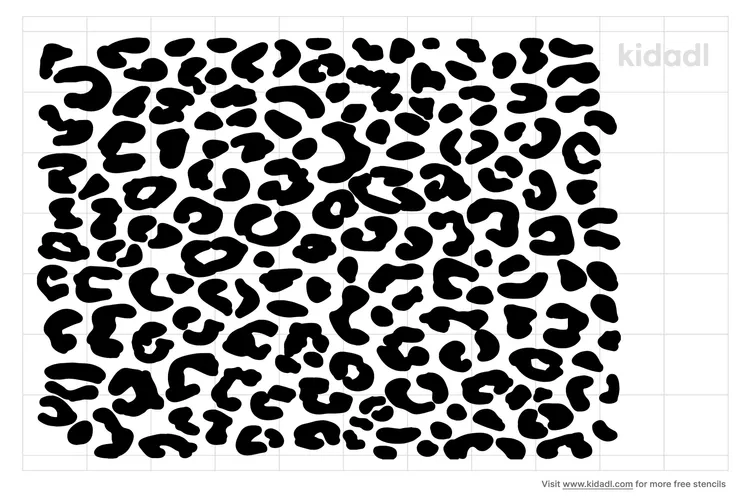 Cheetah Print Stencils