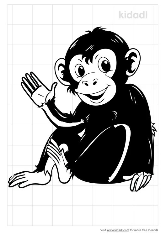 Chimpanzee Stencils