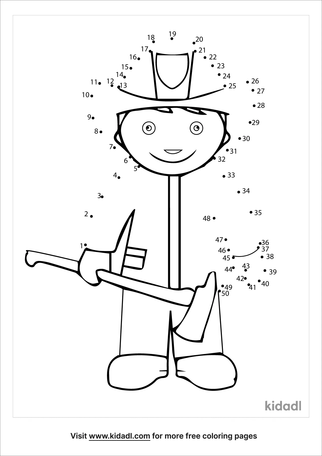 free police officer hard 1 100 dot to dot printables for kids kidadl