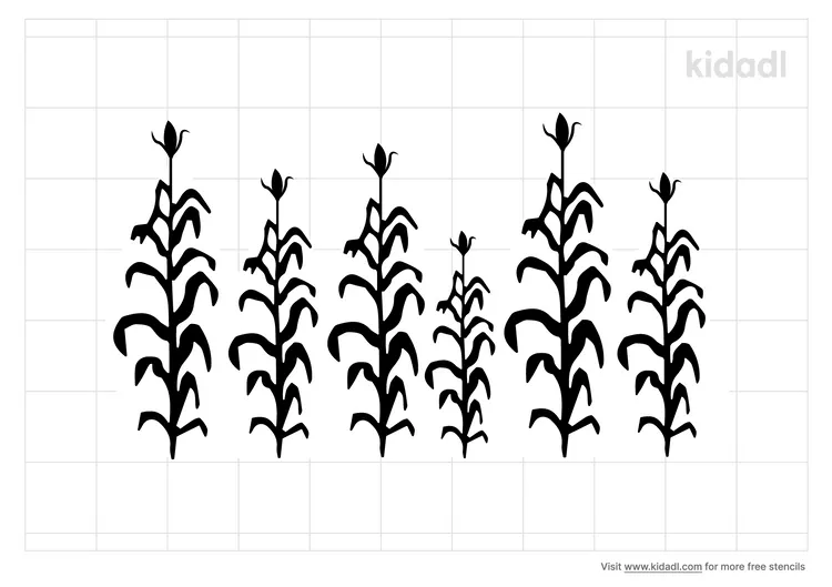Corn Field Stencils