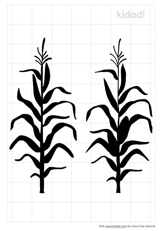 Corn Stalk Stencils