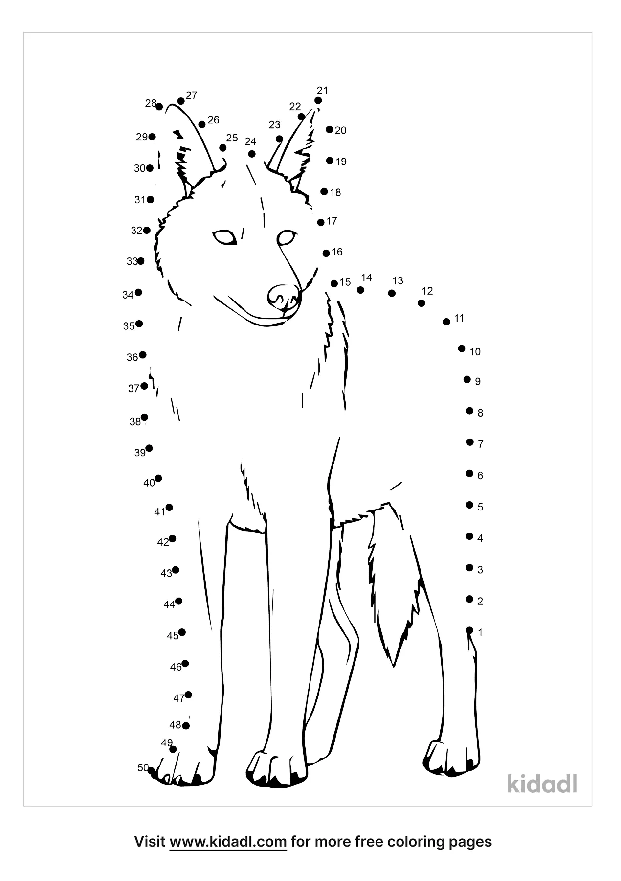 Free Australian Animals Hard 1 100 Dot To Dot Printables For Kids Kidadl