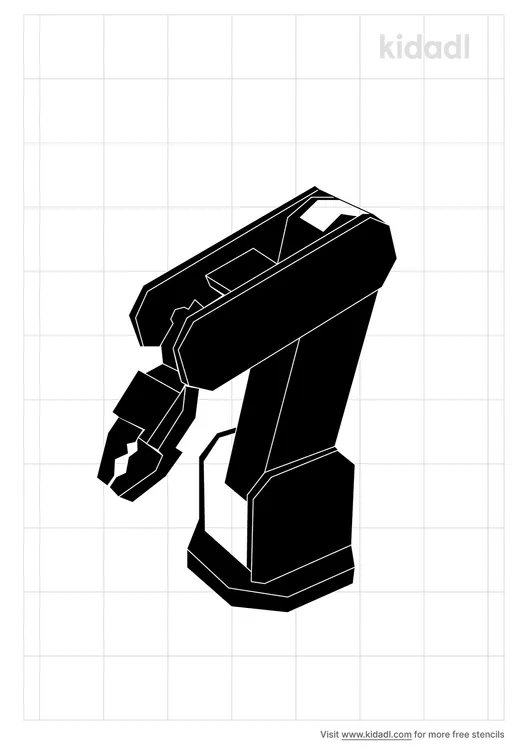 Cyborg Arm Stencils