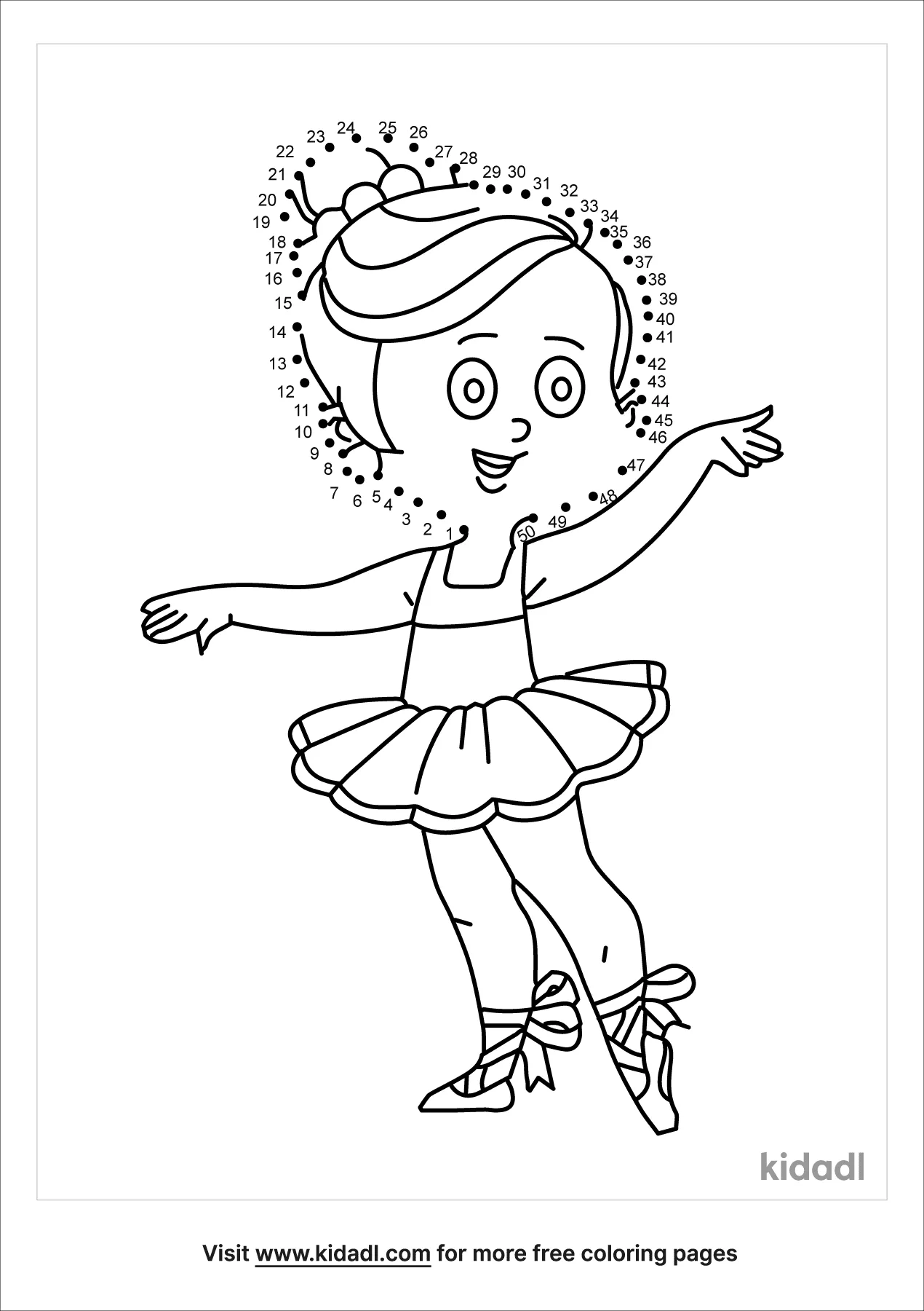 ballet coloring pages first position