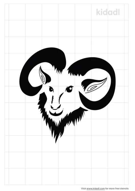 Demon Goat Stencils