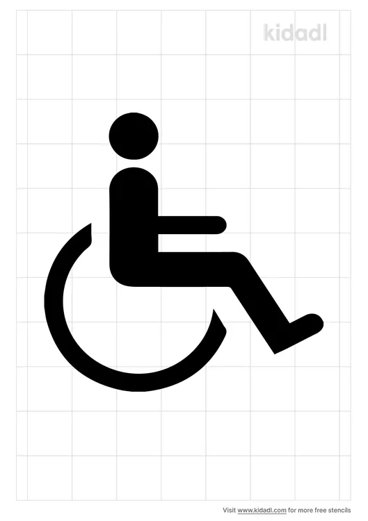 Disabled Parking Stencils