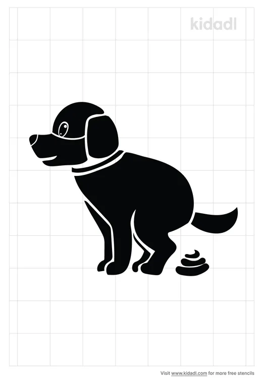 Dog Poop Stencils
