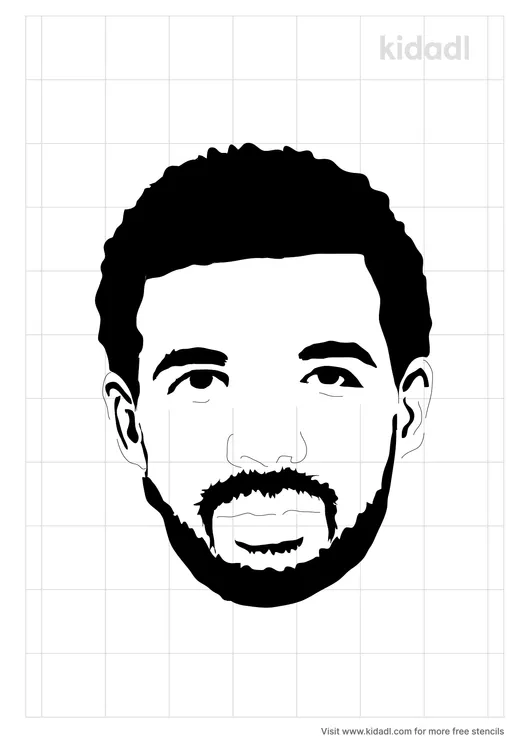 Drake Face Stencils