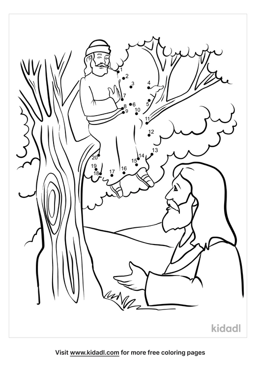 30 best ideas for coloring | Free Zacchaeus Worksheets