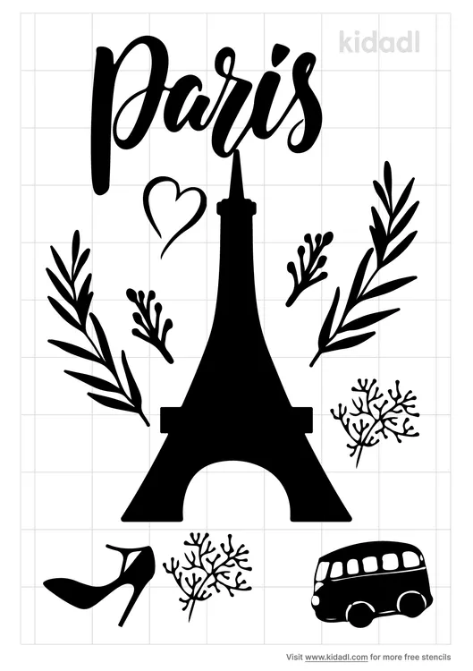Fancy Paris Stencils