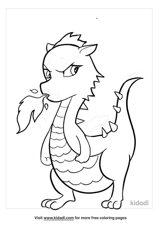 Fire Breathing Dragon Coloring Pages Free Fairytales Stories Coloring Pages Kidadl