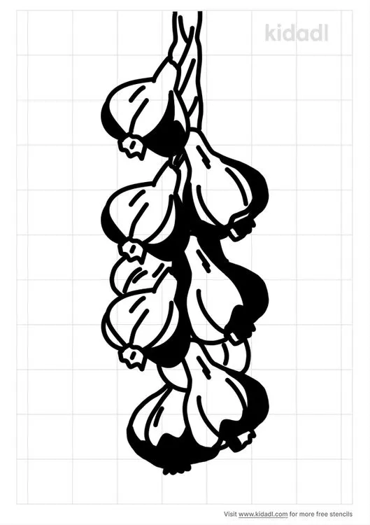 Garlic Rope Stencils