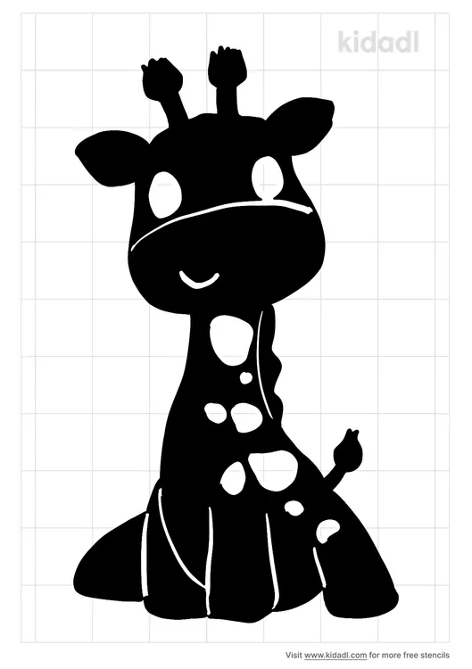 Giraffe Baby Stencils
