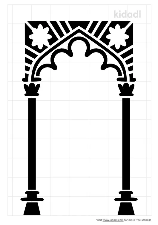 Gothic Arch Stencils