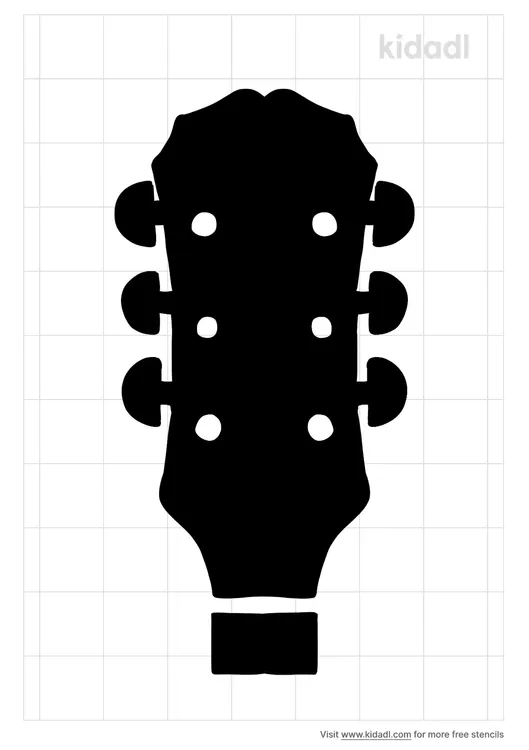 Guitar Headstock Stencils