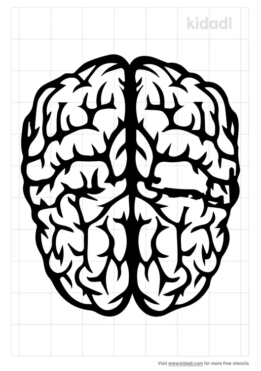 Half A Brain Stencils