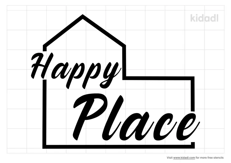 Happy Place Stencils