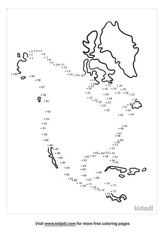 Free America Hard 1 100 Dot To Dot Printables For Kids Kidadl