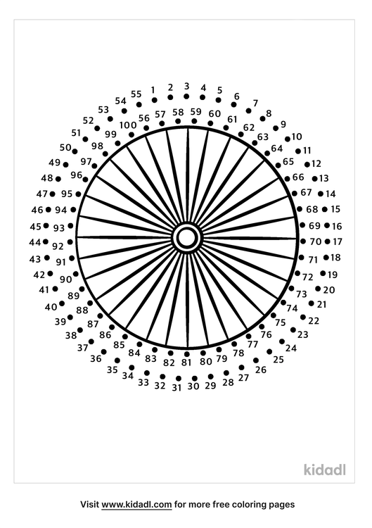 free bike wheel hard 1 100 dot to dot printables for kids kidadl