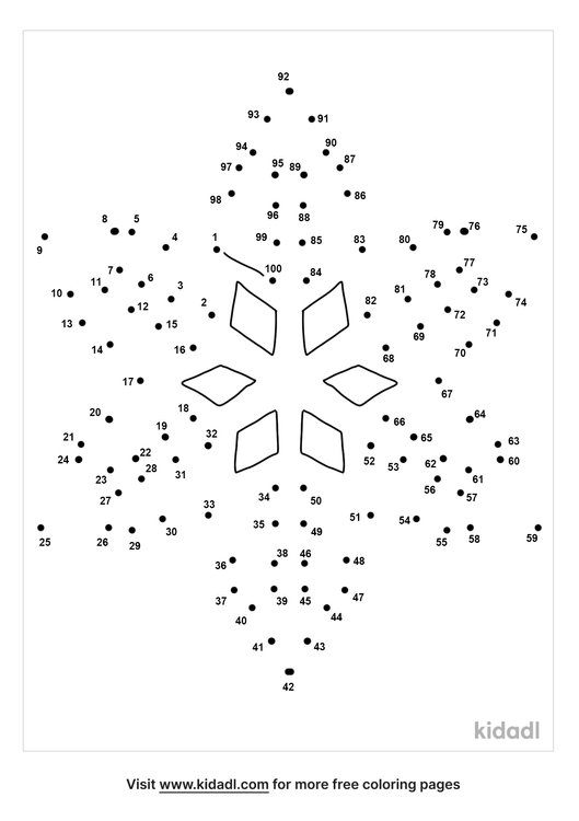 Free Christmas Medium 1 50 Dot To Dot Printables For Kids Kidadl