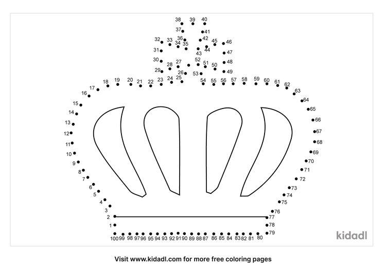 Free Princess Dot To Dot Printables Letters Numbers Kidadl