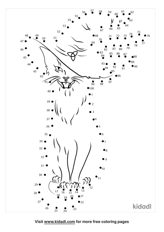 Free Cute Goblin Medium 1 50 Dot To Dot Printables For Kids Kidadl