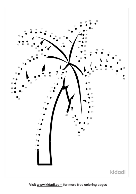 Free Plants Dot To Dot Printables Letters Numbers Kidadl