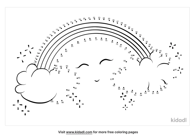 Free Garden Medium 1 50 Dot To Dot Printables For Kids Kidadl