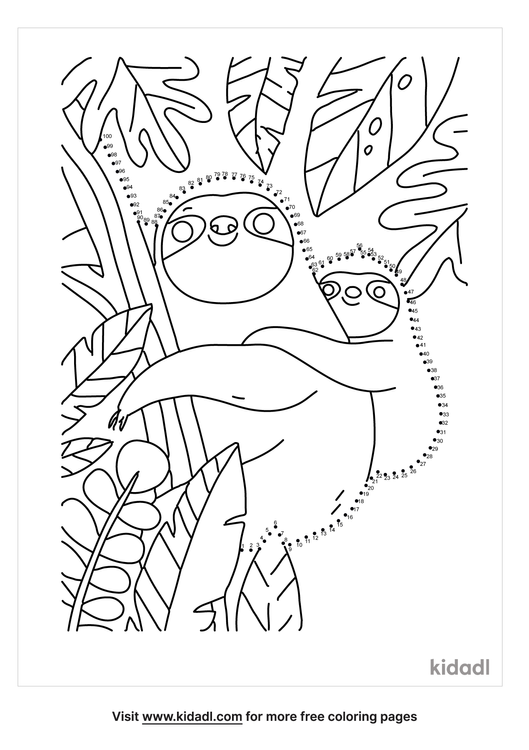 free tropical rainforest hard 1 100 dot to dot printables for kids kidadl