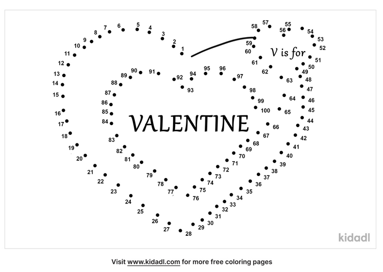 Free Love Dot To Dot Printables Letters Numbers Kidadl