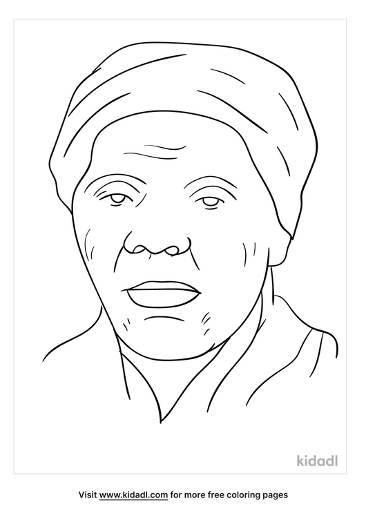 Harriet Tubman Coloring Pages Free People Coloring Pages Kidadl