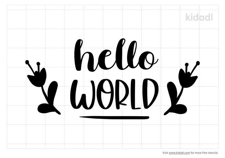 Hello World Stencils