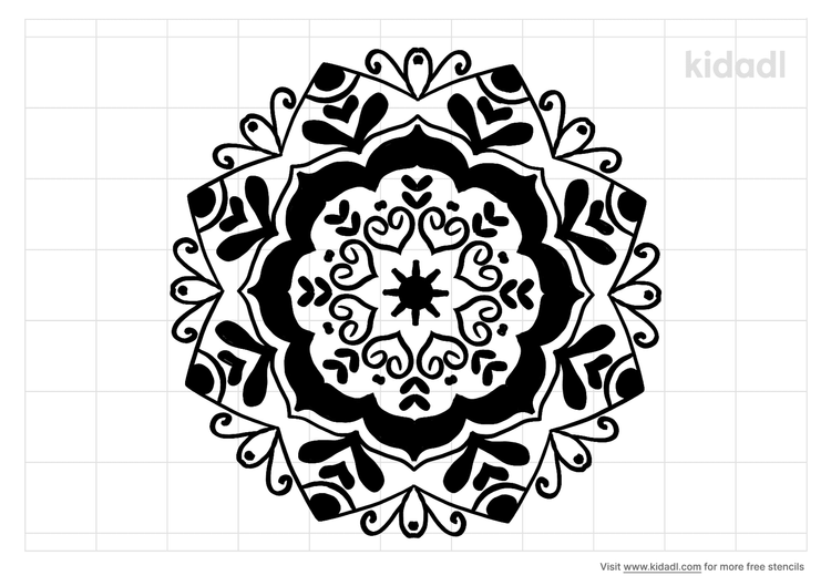 Free Free Mandala Stencil Svg Free 867 SVG PNG EPS DXF File