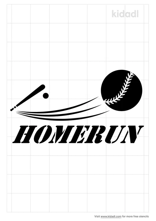 Home Run Stencils