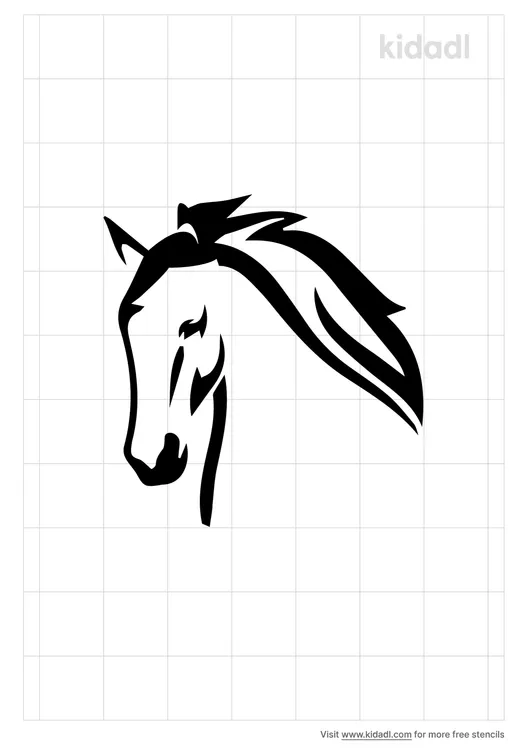 Horse Head Stencils