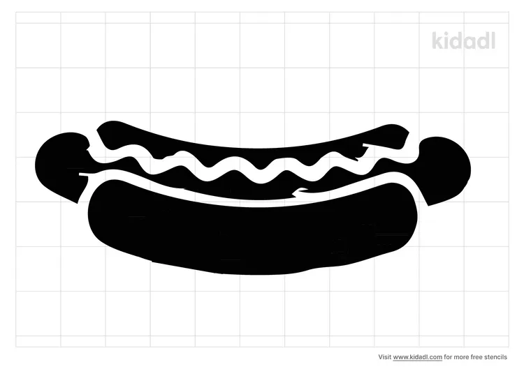 Hot Dog Stencils