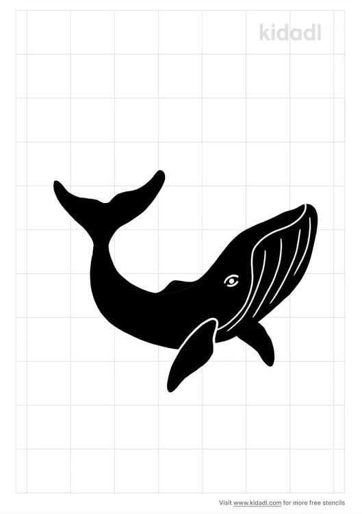 Humpback Whale Stencils